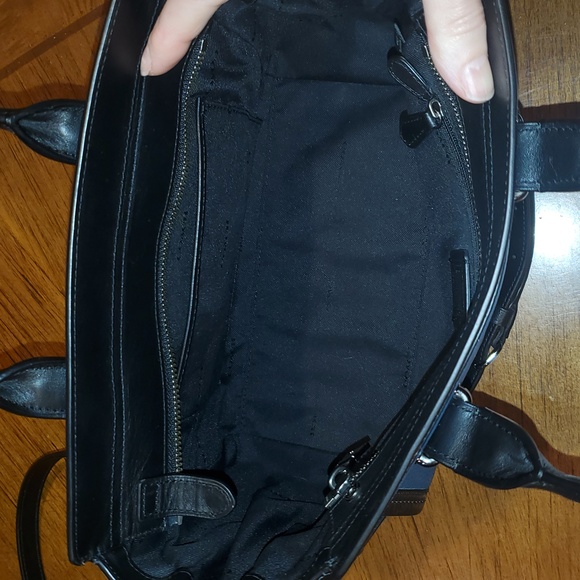 Coach Swagger 27 Suede Colorblock Bag - Picture 13 of 15